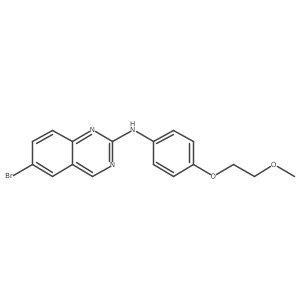 6-bromo-N-[4-(2-methoxyethoxy)phenyl]quinazolin-2-amine Structure