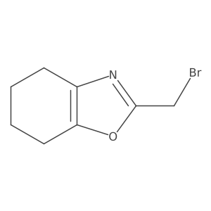 2-(Bromomethyl)-4,5,6,7-tetrahydro-1,3-benzoxazole结构式