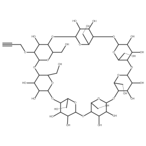 2A-O-2-Propyn-1-yl-|A-cyclodextrin Structure