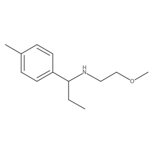 (2-Methoxyethyl)[1-(4-methylphenyl)propyl]amine结构式