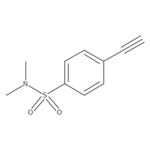 4-ethynyl-N,N-dimethylbenzene-1-sulfonamide Structure