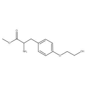 Methyl 2-amino-3-(4-(2-hydroxyethoxy)phenyl)propanoate Structure