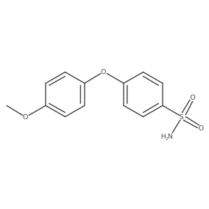 4-(4-Methoxyphenoxy)benzene-1-sulfonamide结构式
