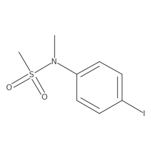 N-(4-Iodophenyl)-N-methylmethanesulphonamide结构式