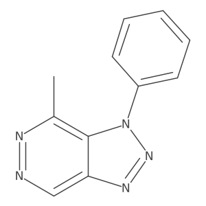 7-Methyl-1-phenyl-1H-1,2,3-triazolo[4,5-d]pyridazine Structure