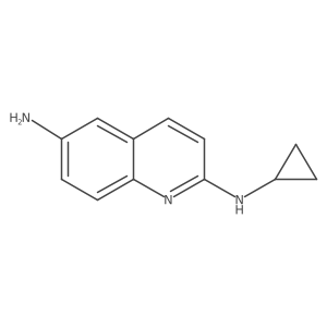 N2-Cyclopropyl-2,6-quinolinediamine结构式