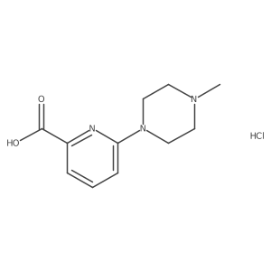 6-(4-Methyl-piperazin-1-yl)-pyridine-2-carboxylic acid hydrochloride Structure