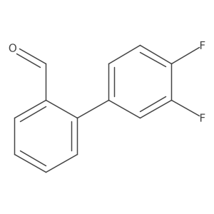 3',4'-Difluoro-[1,1'-biphenyl]-2-carbaldehyde结构式
