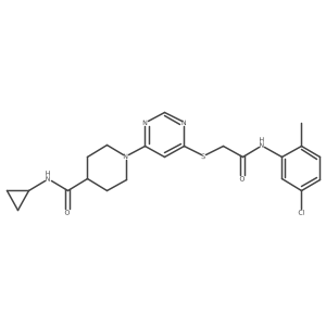 2-{3-[(1-acetyl-5-bromo-2-methyl-2,3-dihydro-1H-indol-6-yl)sulfonyl]propanoyl}-1,2,3,4-tetrahydroisoquinoline Structure