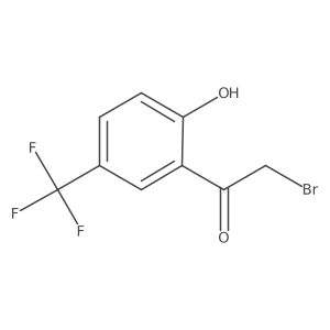 2-Bromo-2'-hydroxy-5'-(trifluoromethyl)acetophenone结构式