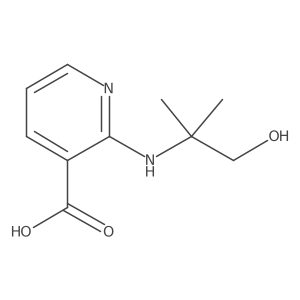 2-[(2-Hydroxy-1,1-dimethylethyl)amino]-nicotinic acid Structure