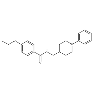 4-ethoxy-N-((1-(pyridin-2-yl)piperidin-4-yl)methyl)benzamide Structure