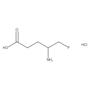 4-Amino-5-fluoropentanoic acid hydrochloride Structure
