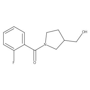 [1-(2-Fluorobenzoyl)pyrrolidin-3-yl]methanol结构式