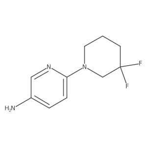 6-(3,3-Difluoropiperidin-1-yl)pyridin-3-amine结构式