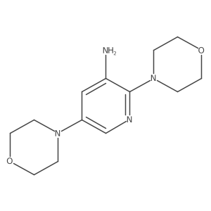 2,5-Dimorpholinopyridin-3-amine结构式