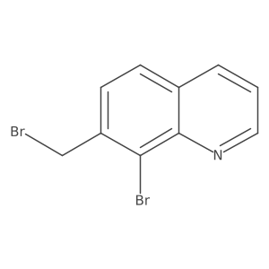 8-Bromo-7-(bromomethyl)quinoline结构式