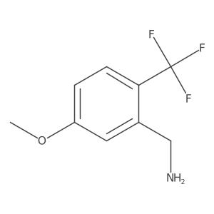 5-Methoxy-2-(trifluoromethyl)benzylamine Structure
