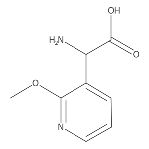 2-Amino-2-(2-methoxypyridin-3-yl)acetic acid Structure