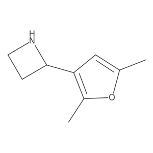 2-(2,5-Dimethylfuran-3-yl)azetidine Structure