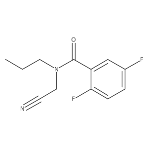 N-(cyanomethyl)-2,5-difluoro-N-propylbenzamide结构式