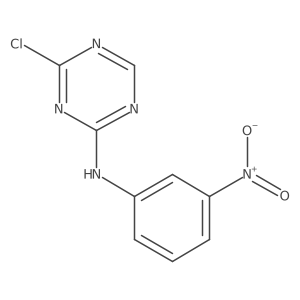 4-Chloro-N-(3-nitrophenyl)-1,3,5-triazine-2-amine Structure