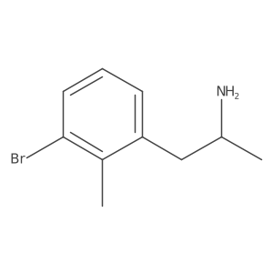 (2S)-1-(3-Bromo-2-methylphenyl)propan-2-amine Structure