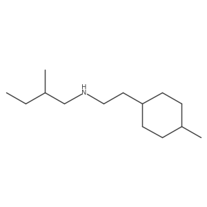 (2-Methylbutyl)[2-(4-methylcyclohexyl)ethyl]amine结构式