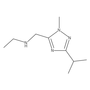 n-((3-Isopropyl-1-methyl-1h-1,2,4-triazol-5-yl)methyl)ethanamine结构式