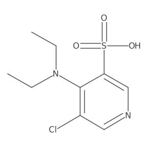 5-Chloro-4-(diethylamino)pyridine-3-sulfonic acid Structure