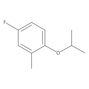 4-Fluoro-1-isopropoxy-2-methylbenzene结构式