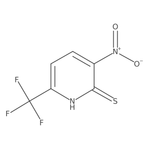 2-Mercapto-3-nitro-6-(trifluoromethyl)pyridine Structure