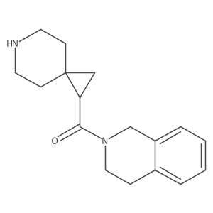 (3,4-Dihydroisoquinolin-2(1H)-yl)(6-azaspiro[2.5]octan-1-yl)methanone结构式