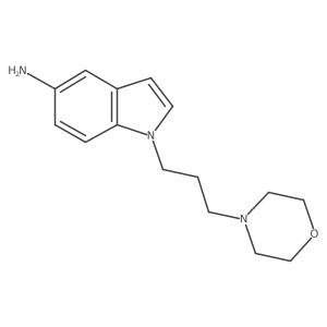 1-[3-(4-Morpholinyl)propyl]-1H-indol-5-amine结构式