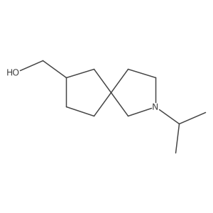 (2-Isopropyl-2-azaspiro[4.4]nonan-7-yl)methanol结构式