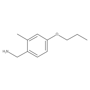 (2-Methyl-4-propoxyphenyl)methanamine结构式