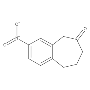 3-nitro-6,7,8,9-tetrahydro-5H-benzocyclohepten-6-one Structure