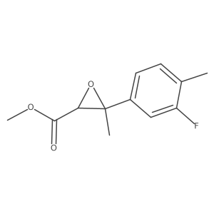 Methyl 3-(3-fluoro-4-methylphenyl)-3-methyloxirane-2-carboxylate Structure