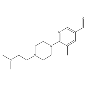 6-(4-(2-(Dimethylamino)ethyl)piperazin-1-yl)-5-methylnicotinaldehyde Structure