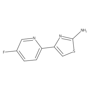 4-(5-Fluoropyridin-2-yl)-1,3-thiazol-2-amine Structure