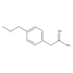 2-[4-(Methoxymethyl)phenyl]ethanimidamide结构式