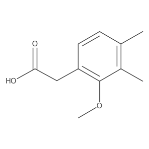 2-(2-Methoxy-3,4-dimethylphenyl)acetic acid结构式