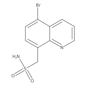 (5-Bromoquinolin-8-yl)methanesulfonamide结构式