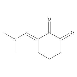 (3Z)-3-[(Dimethylamino)methylidene]cyclohexane-1,2-dione结构式