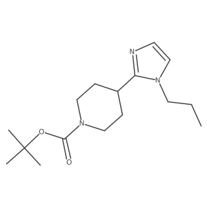 tert-butyl 4-(1-propyl-1H-imidazol-2-yl)piperidine-1-carboxylate结构式
