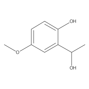 2-[(1S)-1-hydroxyethyl]-4-methoxyphenol Structure