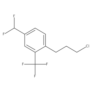 2-(3-Chloropropyl)-5-(difluoromethyl)benzotrifluoride Structure