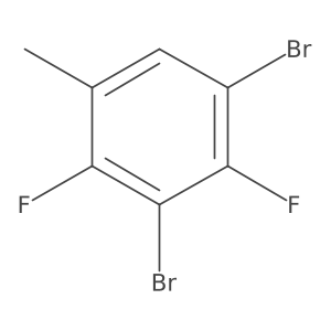 3,5-Dibromo-2,4-difluorotoluene Structure
