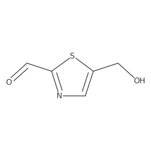 5-(Hydroxymethyl)thiazole-2-carbaldehyde结构式