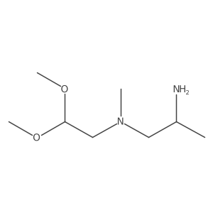 (2-Aminopropyl)(2,2-dimethoxyethyl)methylamine Structure